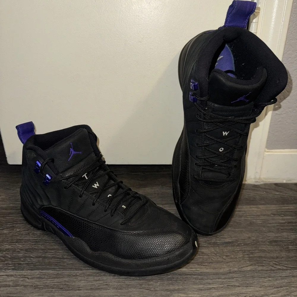Nike Air Jordan 12 XII Retro Dark Concord Black Purple CT8013-005 Men's Size 12